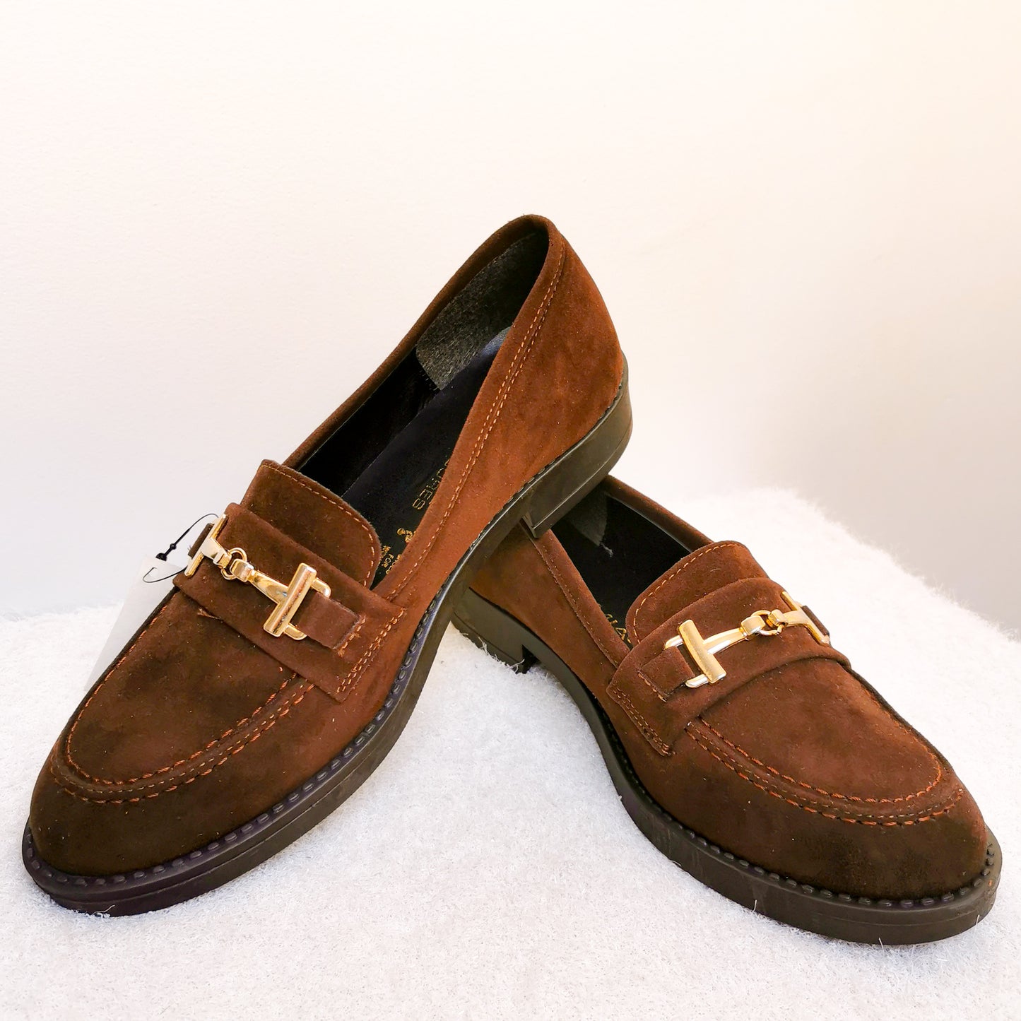 Moccassin - Marron Avec Boucle Daim