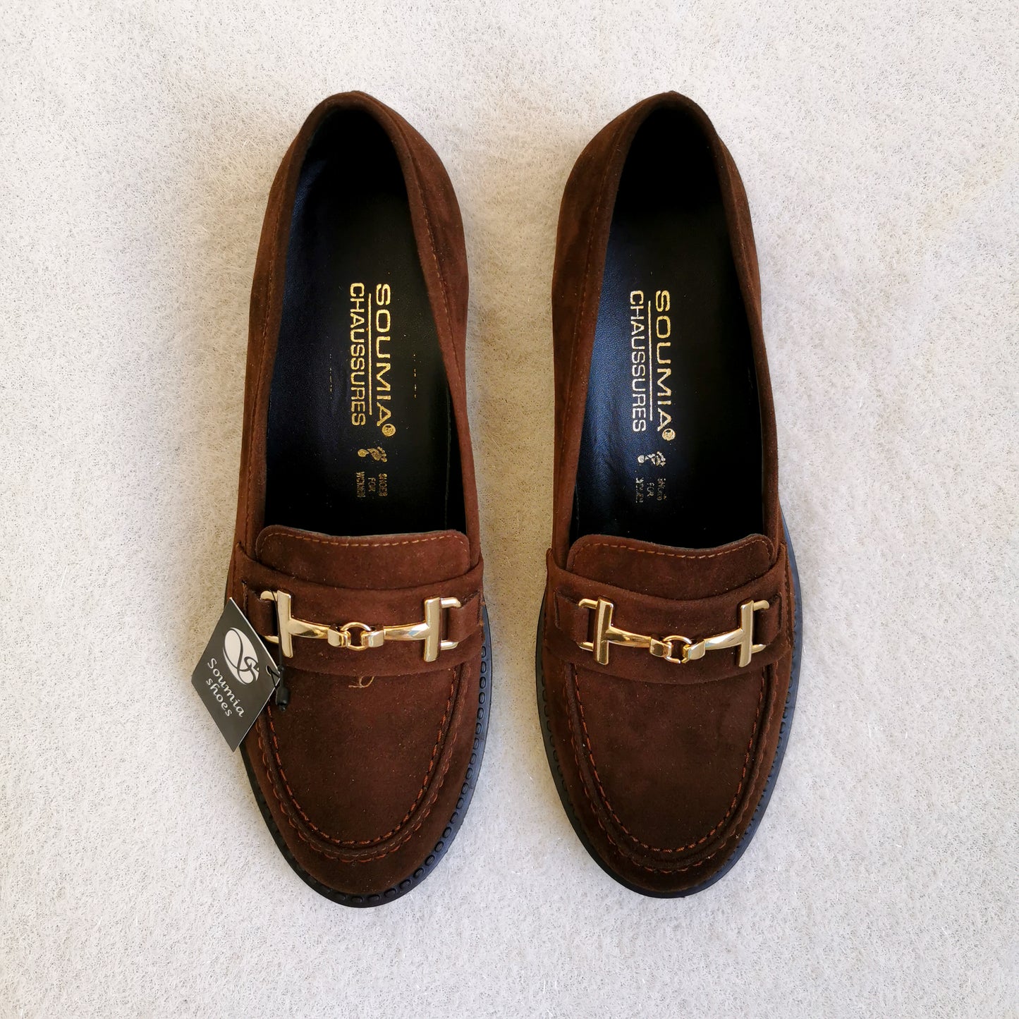 Moccassin - Marron Avec Boucle Daim