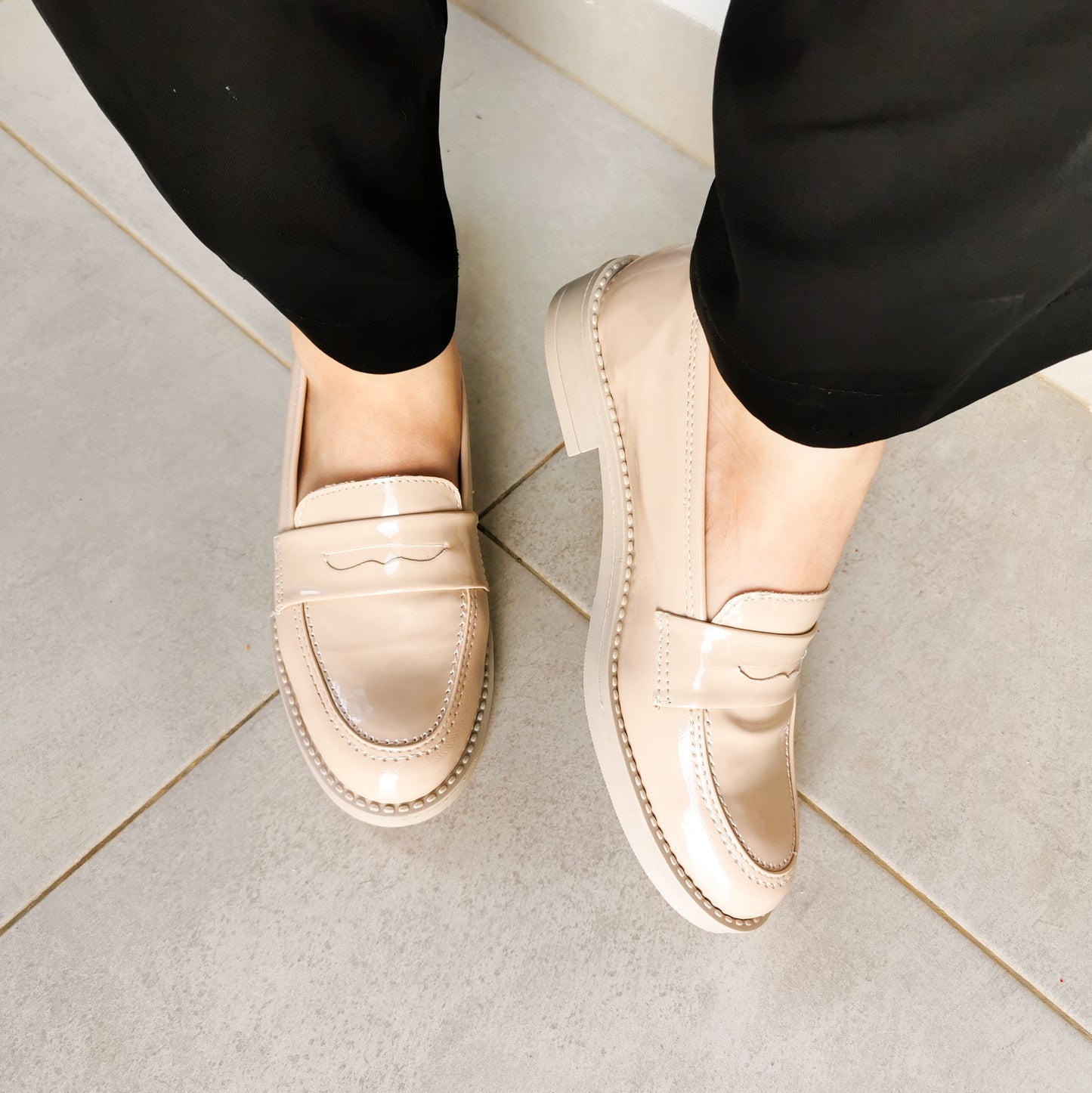 Moccassin - Beige Glacé
