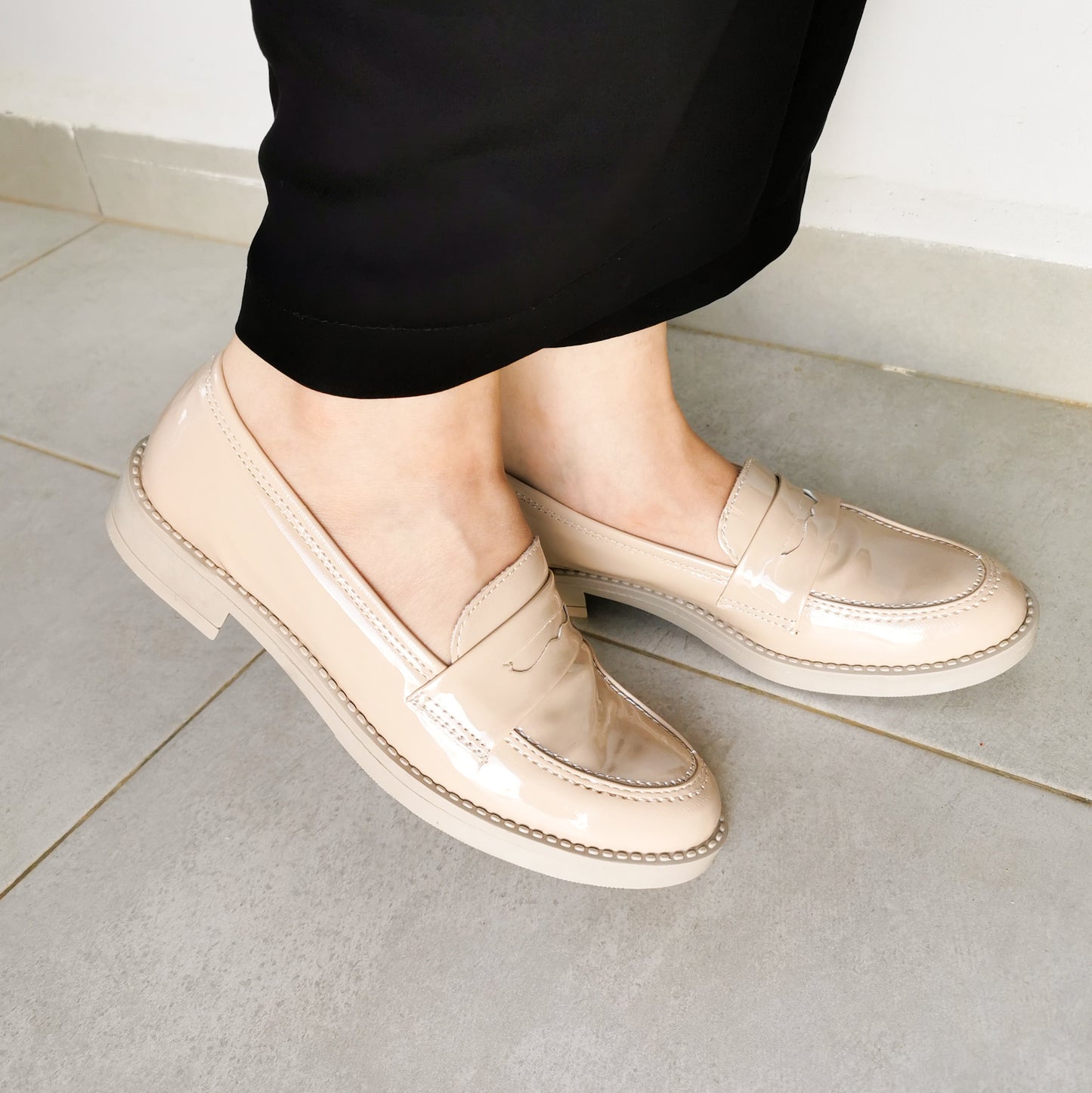 Moccassin - Beige Glacé