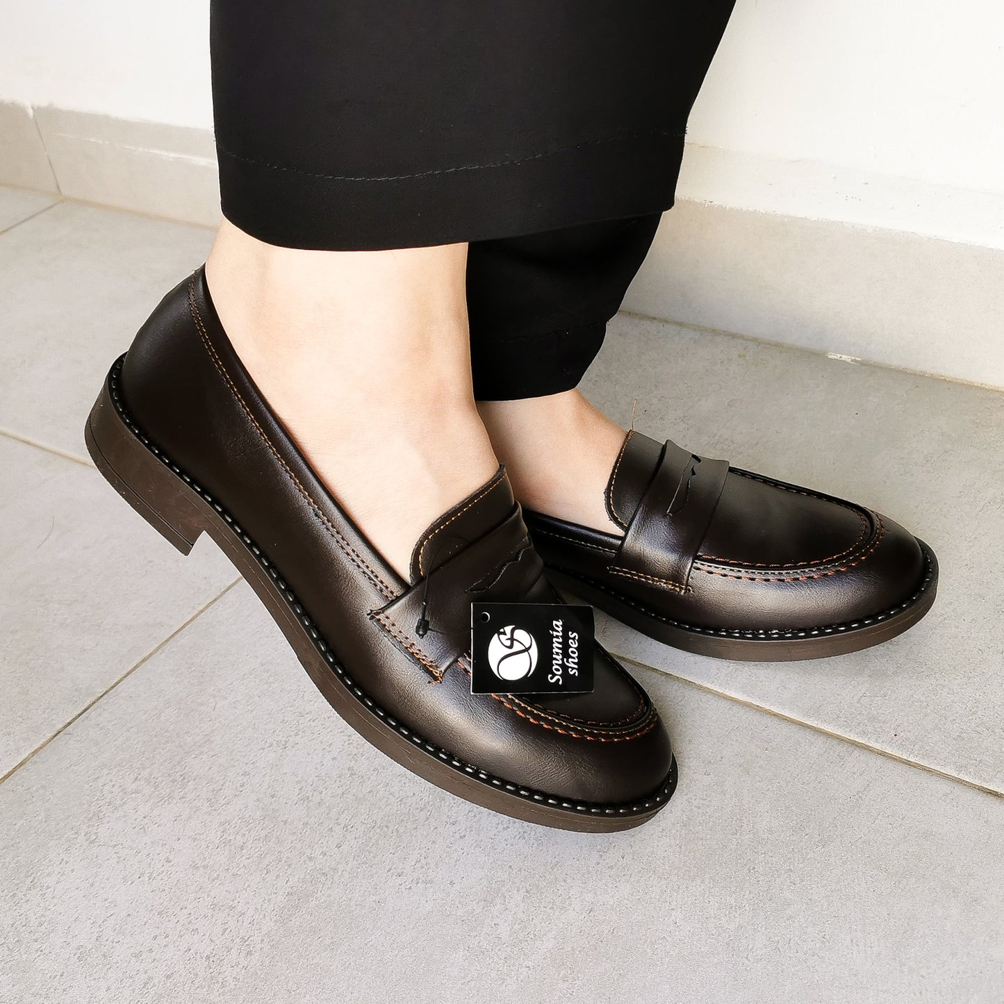 Moccassin - Marron Mat