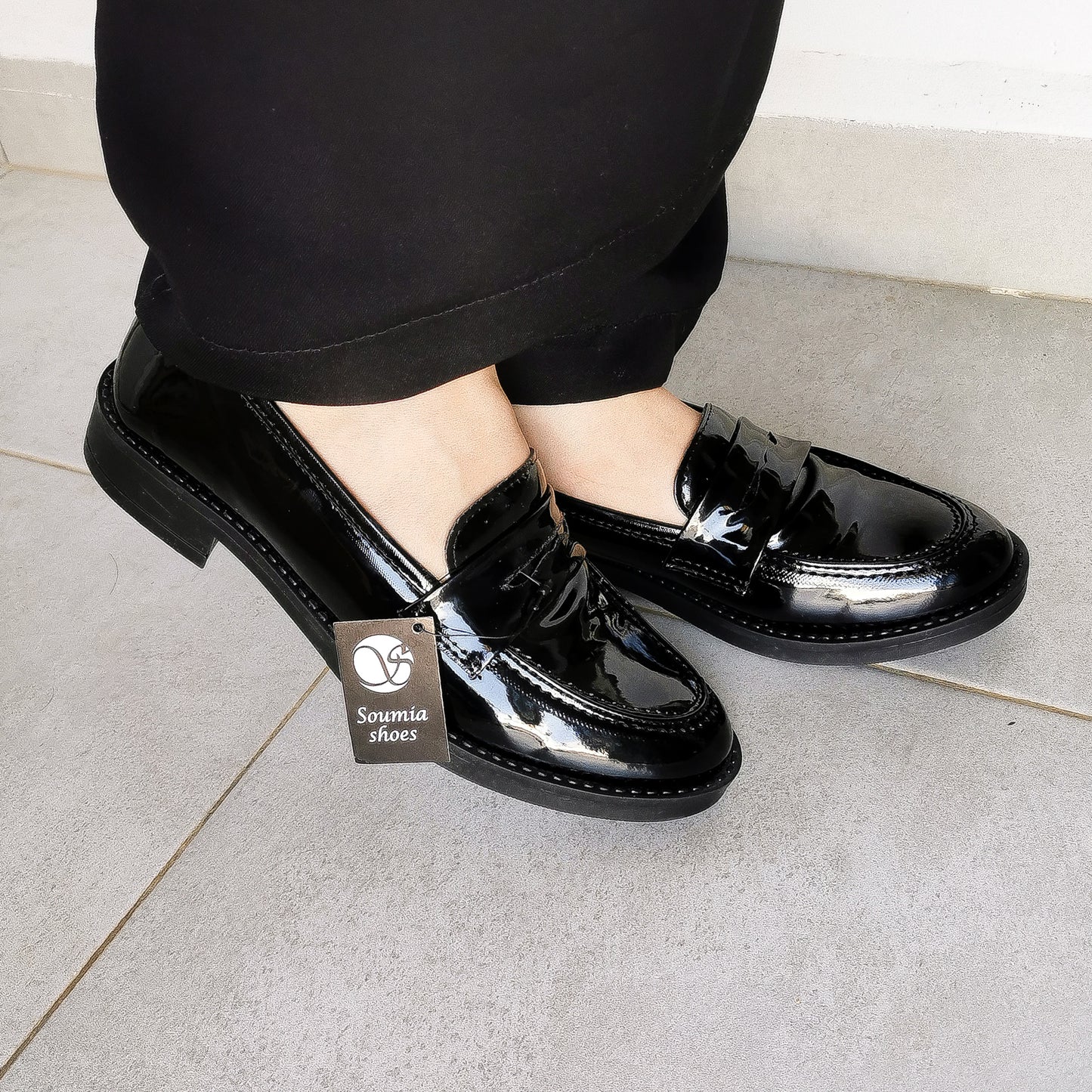Moccassin - Noir Glacé