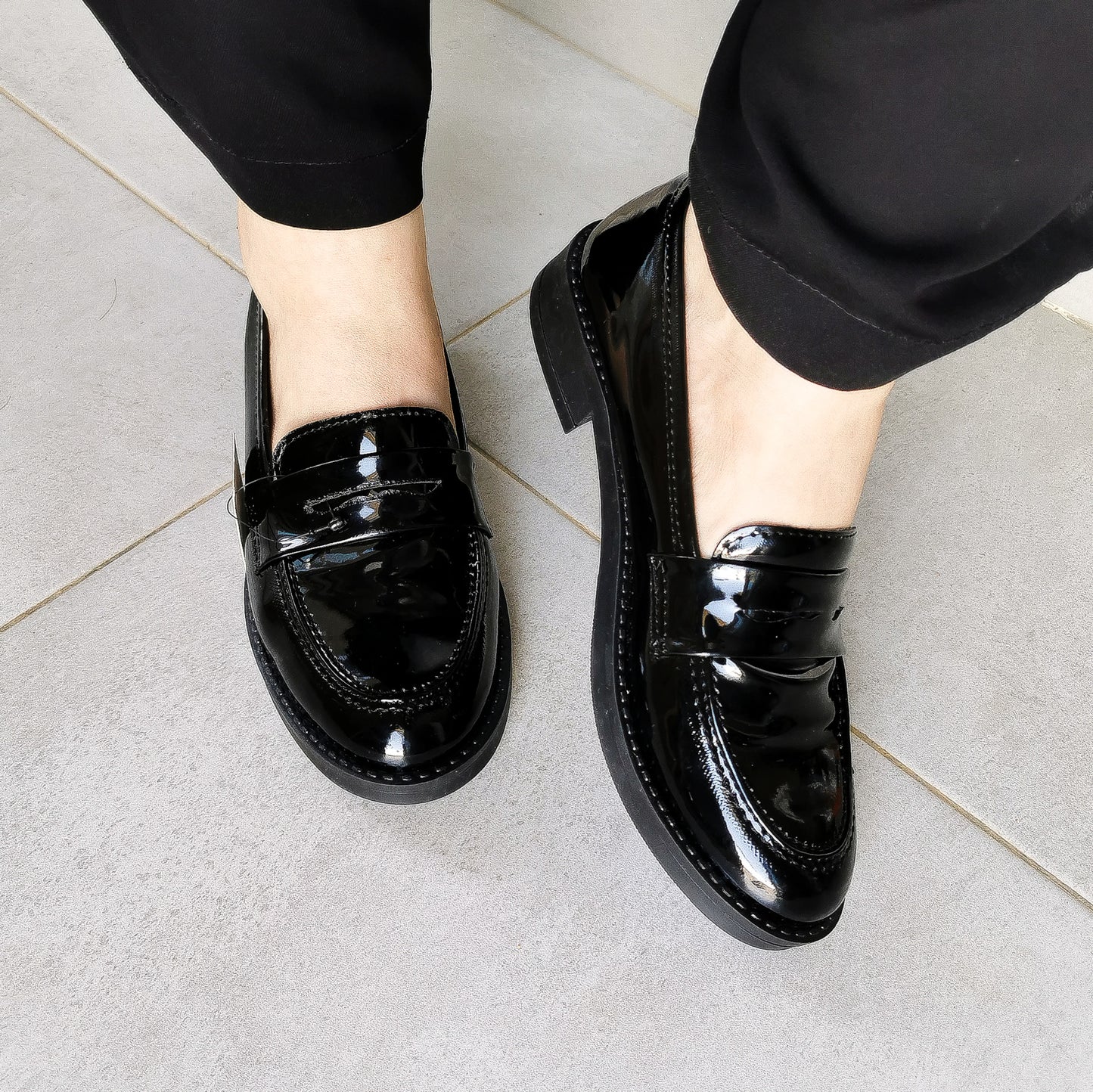 Moccassin - Noir Glacé