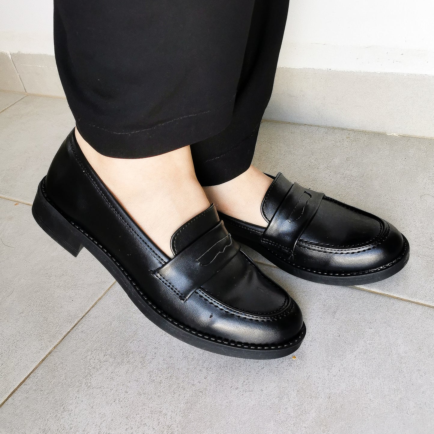 Moccassin - Noir Mat