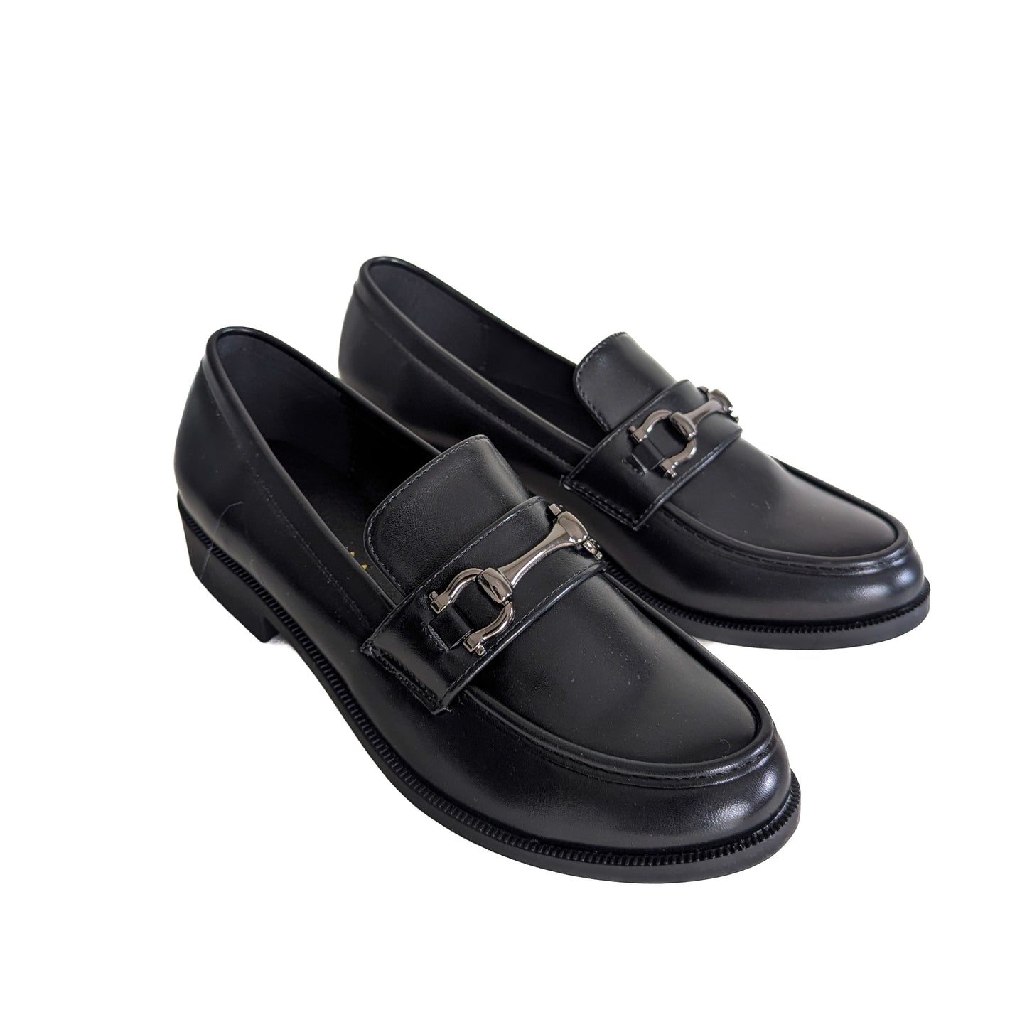 Moccassin New - Noir Mat Avec Boucle