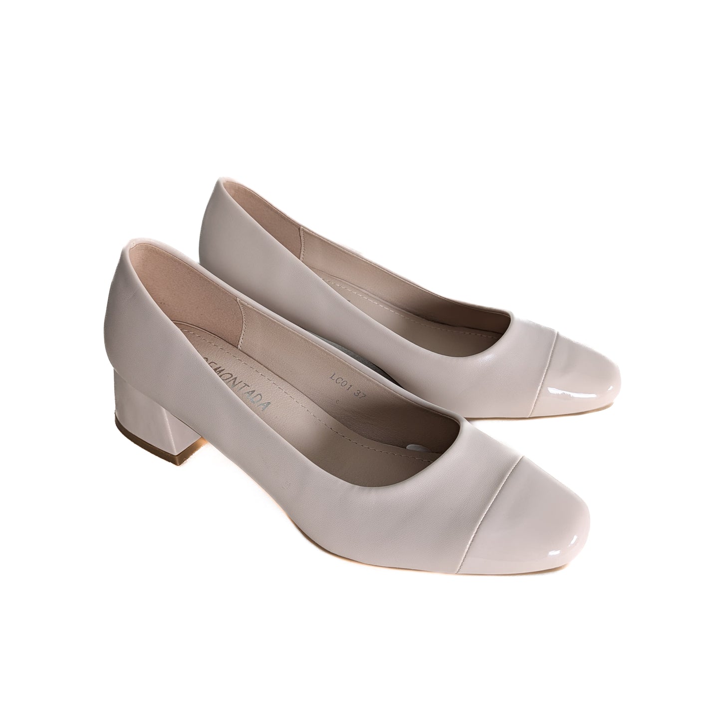 Escarpin - Beige Clair Mat / Glacé