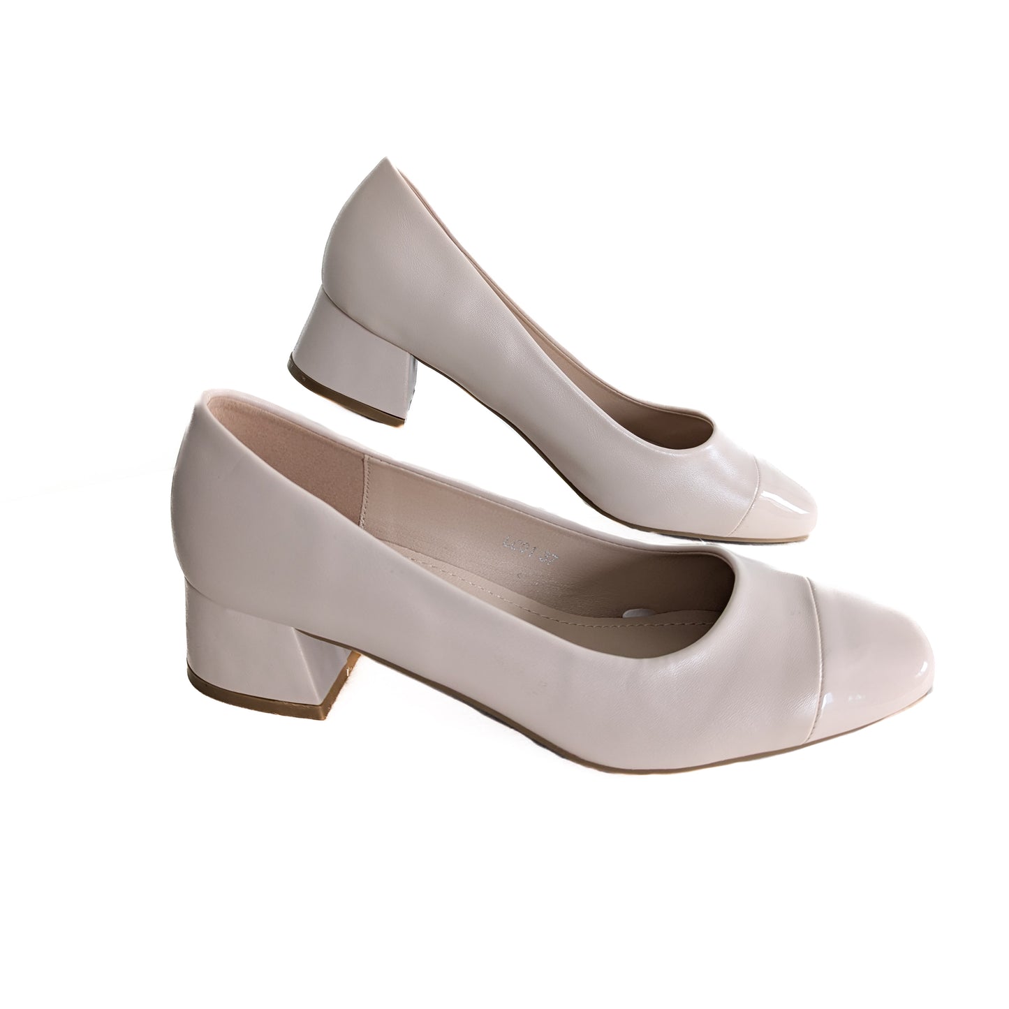 Escarpin - Beige Clair Mat / Glacé