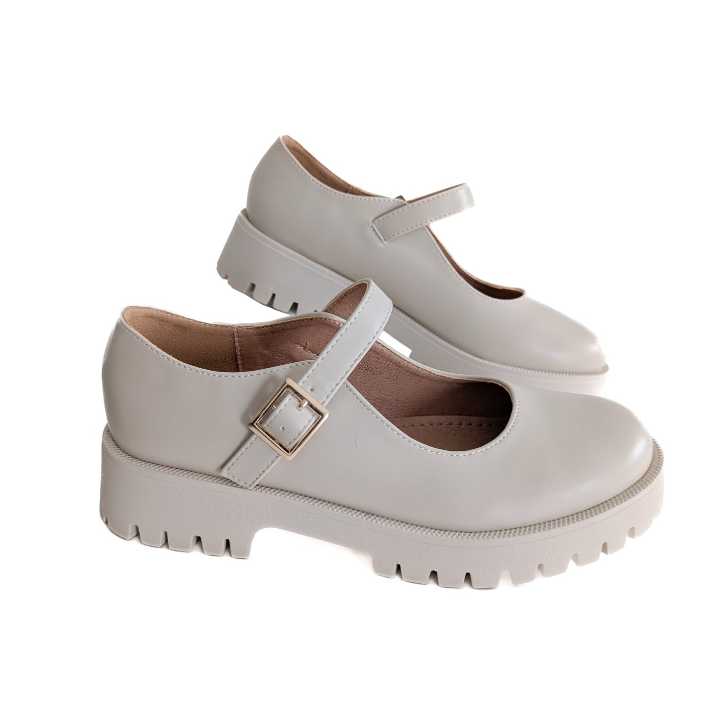 Mary jane - Beige Mat