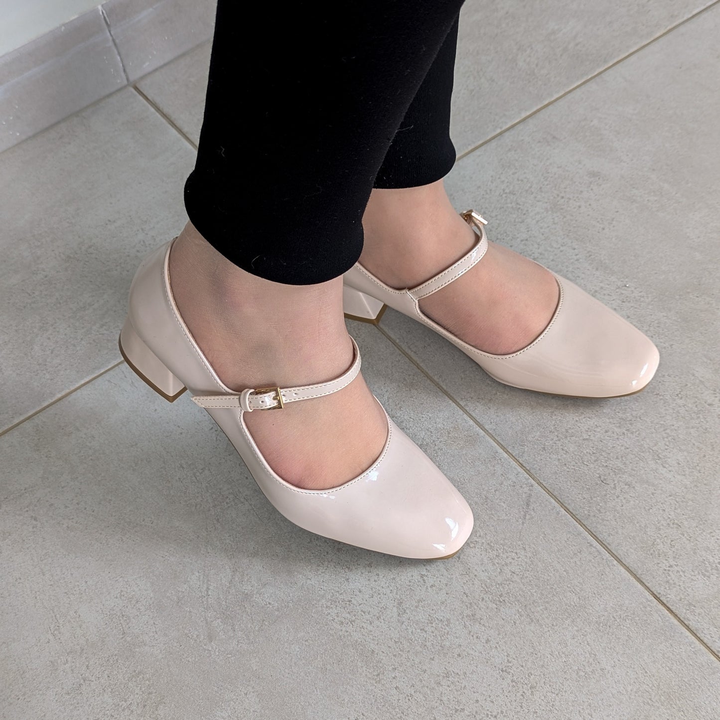 Escarpin - Beige Clair Glacé