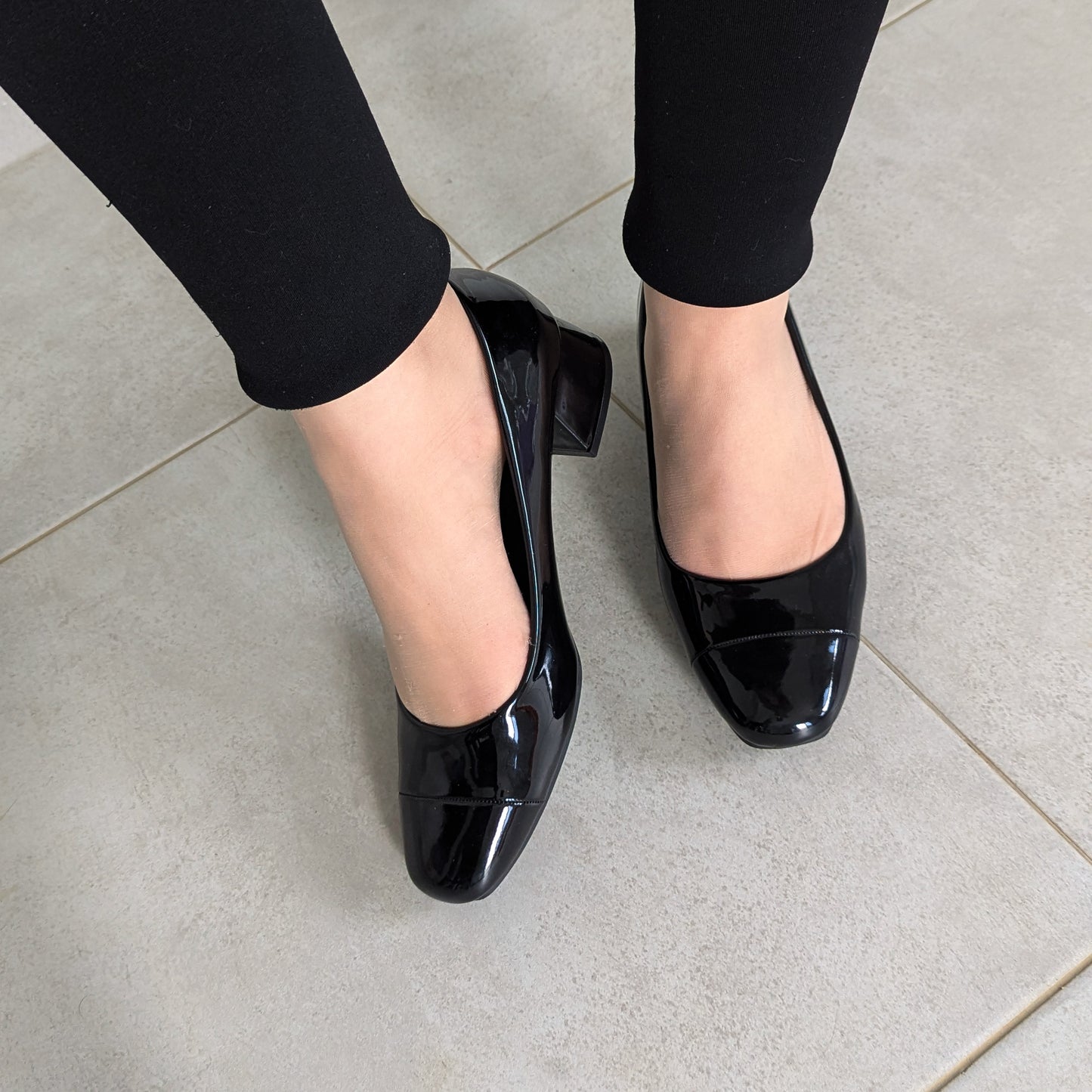 Escarpin - Noir Glacé