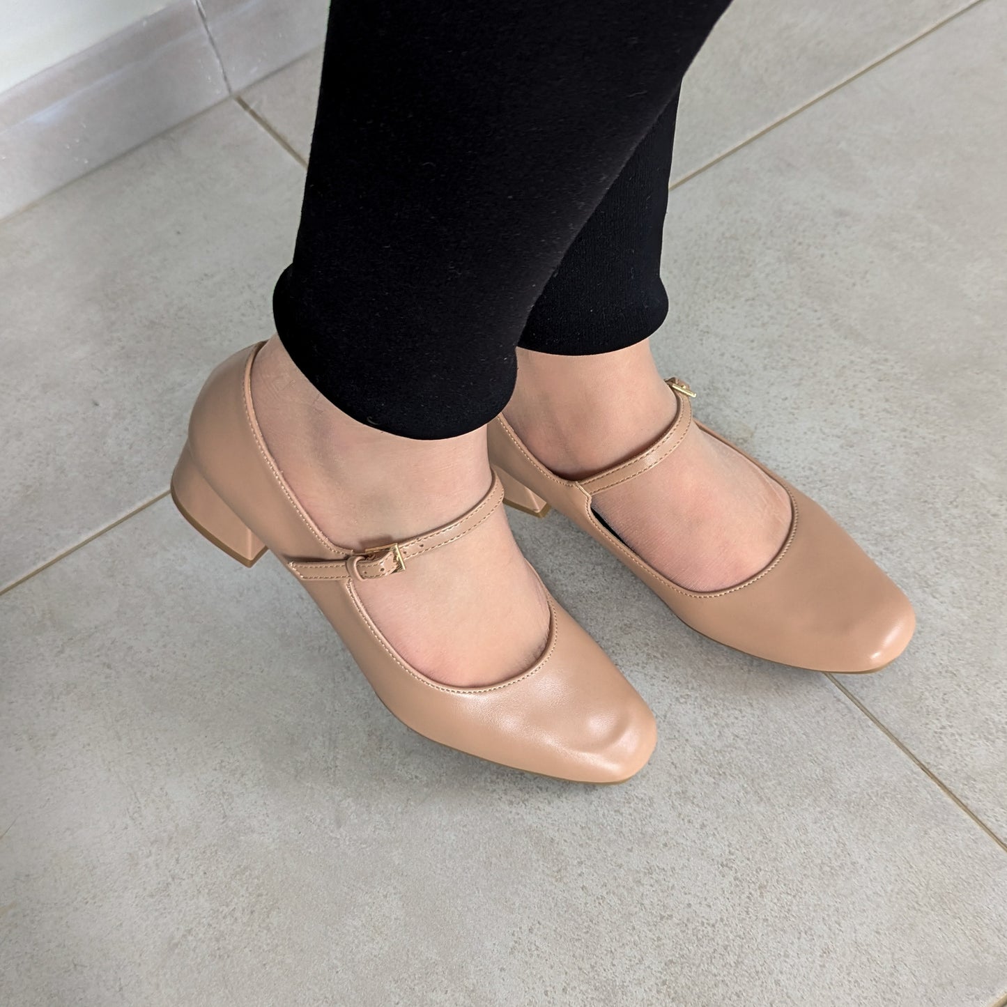 Escarpin - Beige Foncé Mat