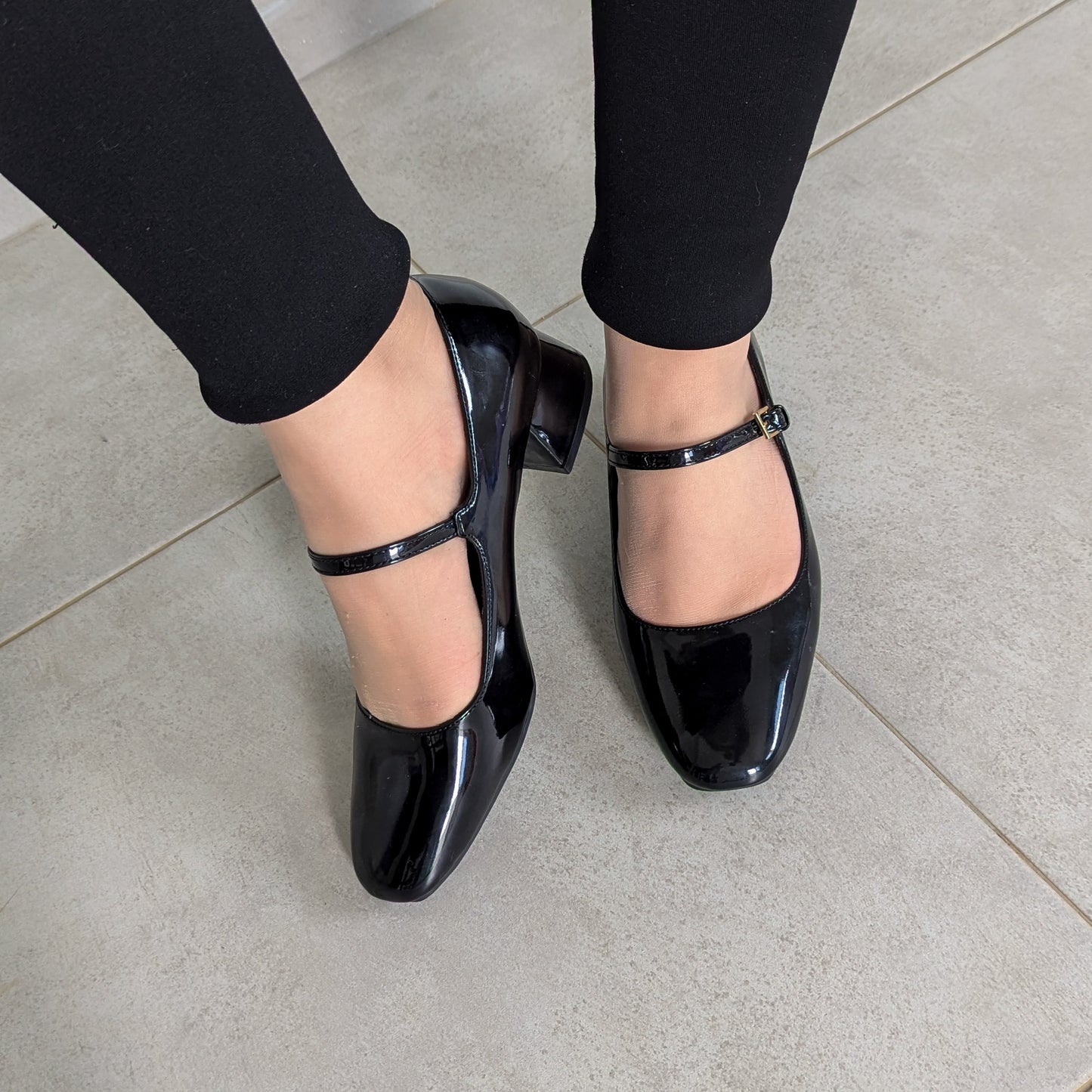 Escarpin - Noir Glacé