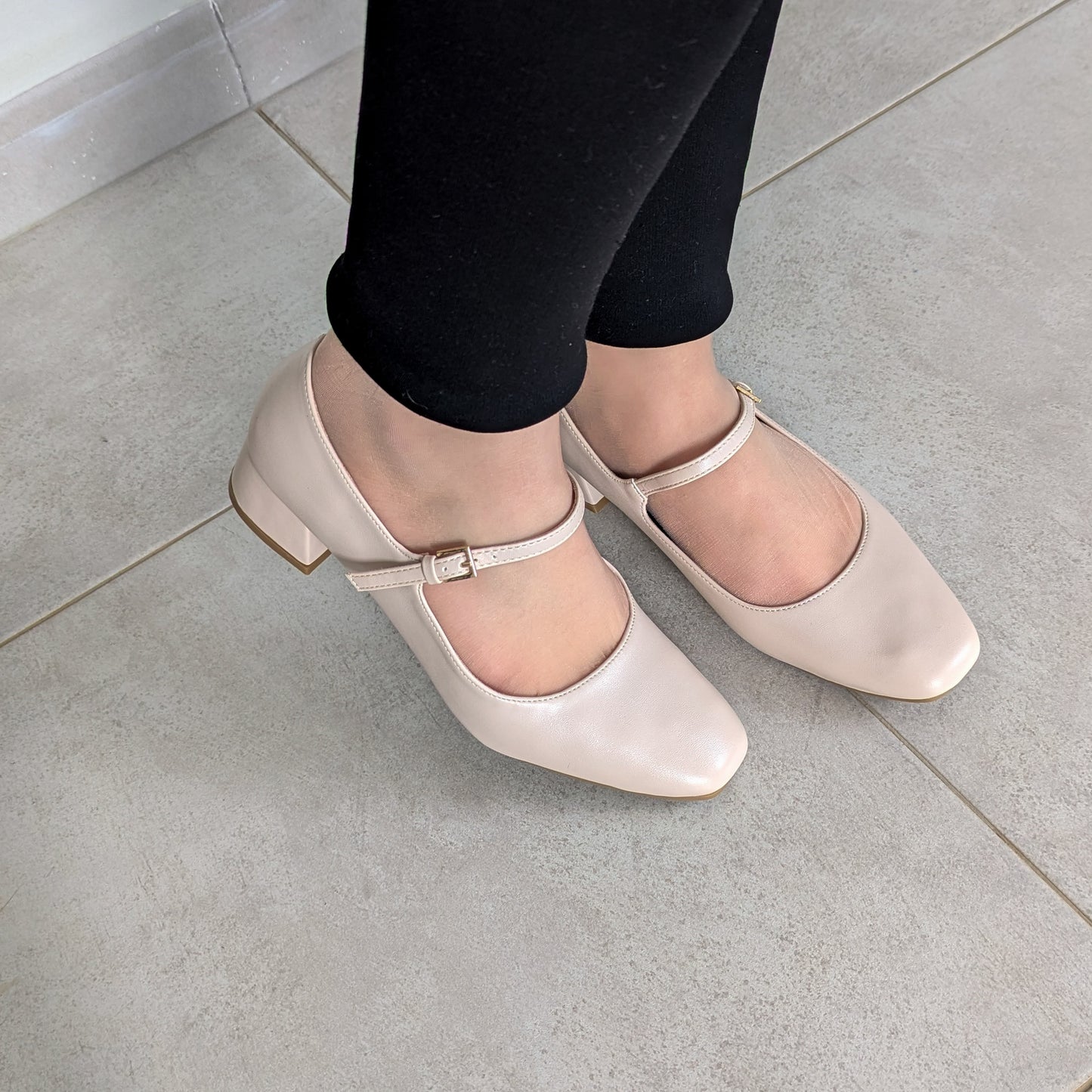 Escarpin - Beige Clair Mat