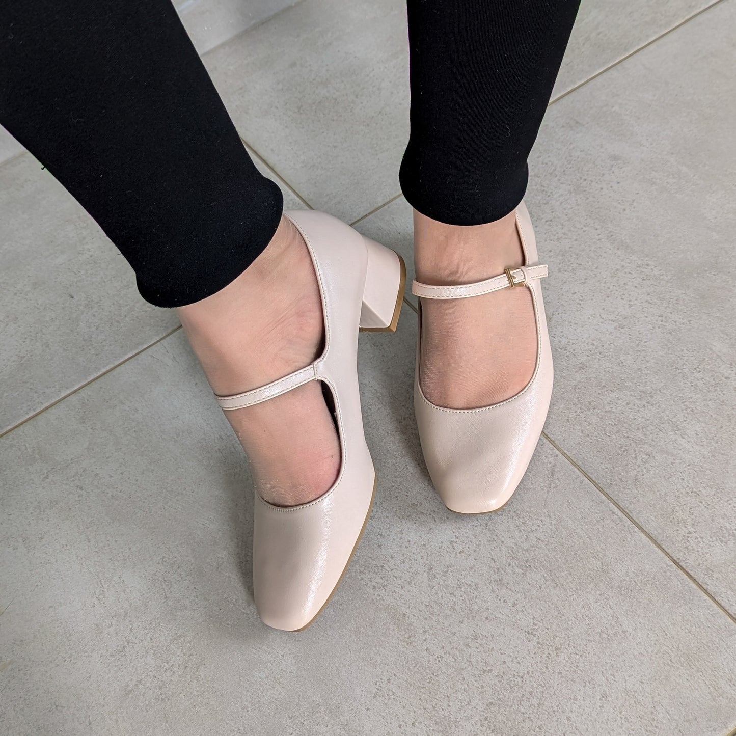 Escarpin - Beige Clair Mat