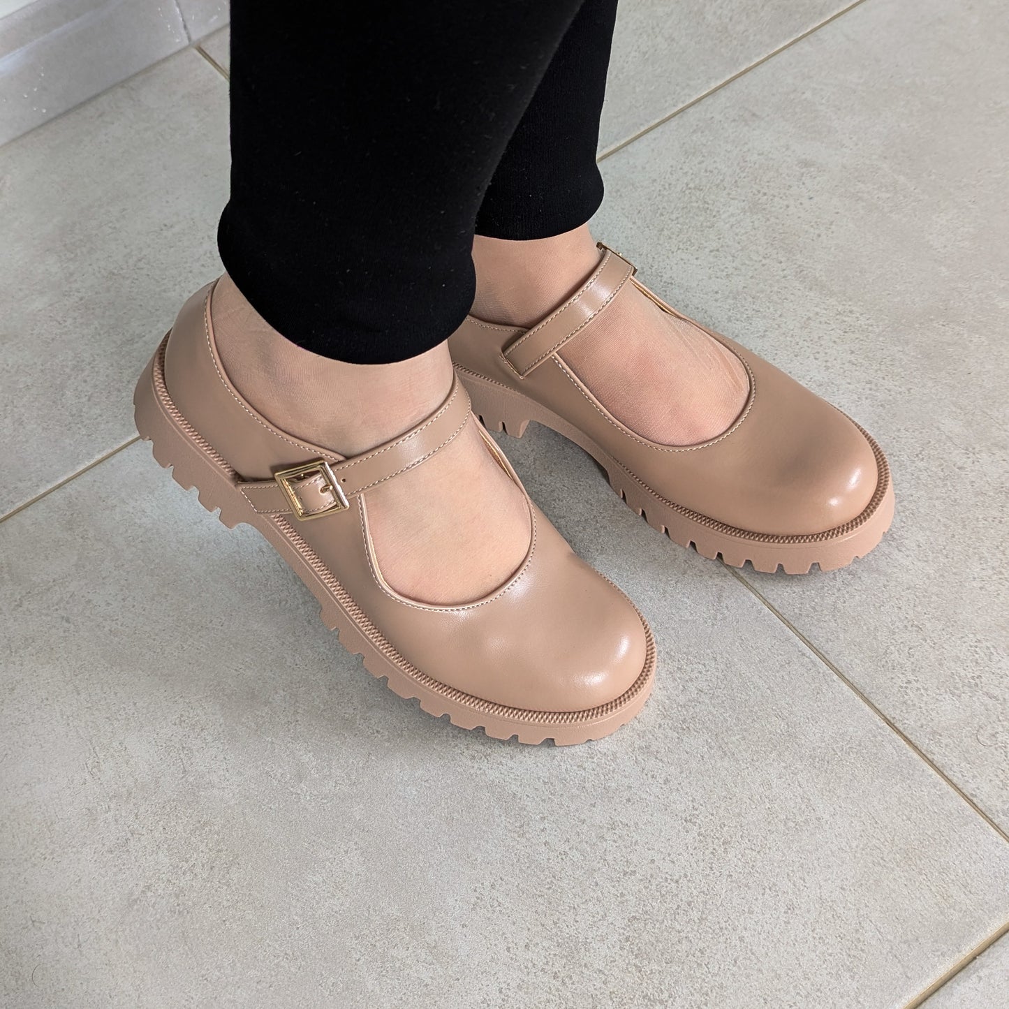 Mary jane - Beige Foncé