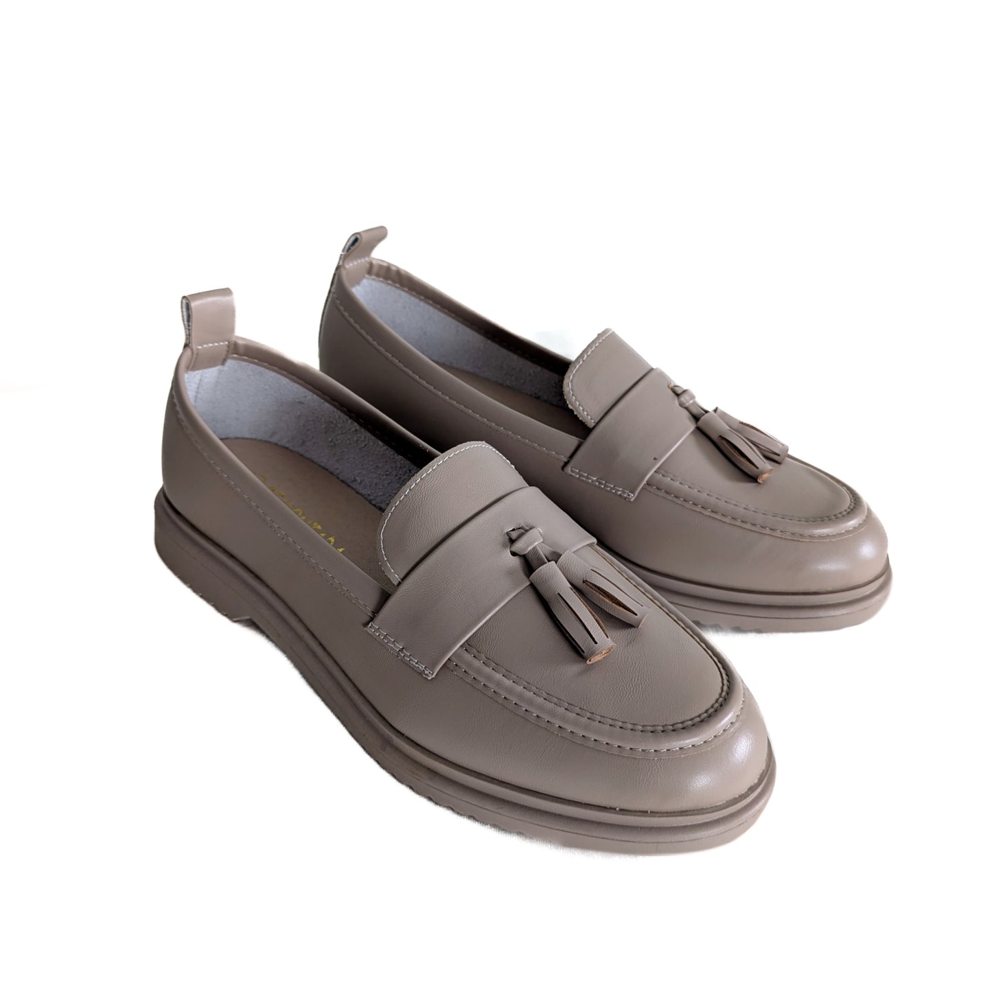 Moccassin New - Beige Foncé Avec Pendentif