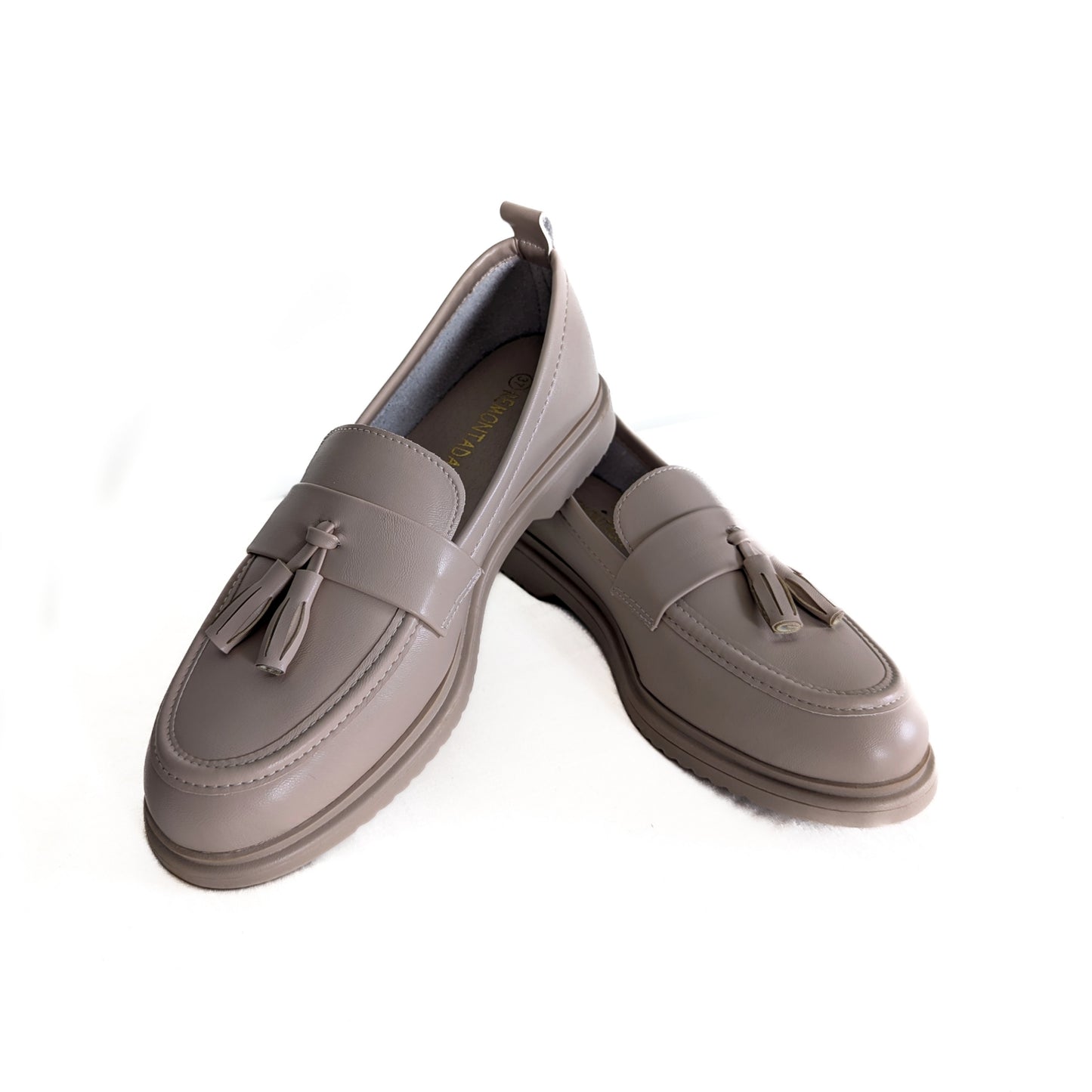 Moccassin New - Beige Foncé Avec Pendentif