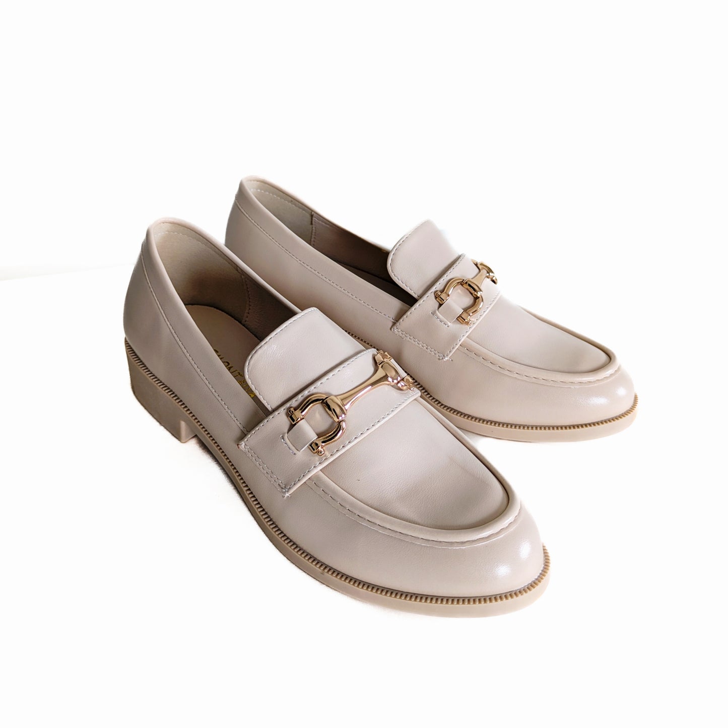 Moccassin New - Beige Clair Avec Boucle