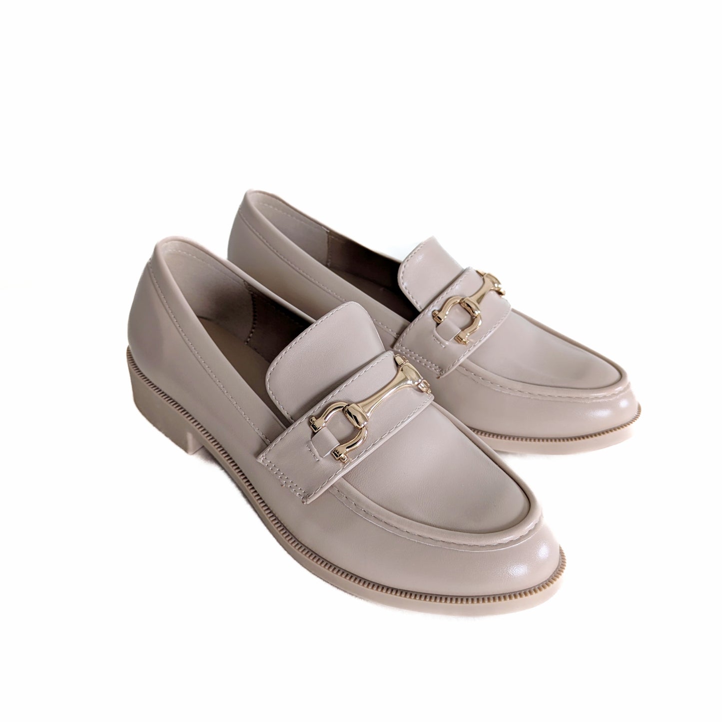 Moccassin New - Beige Foncé Avec Boucle