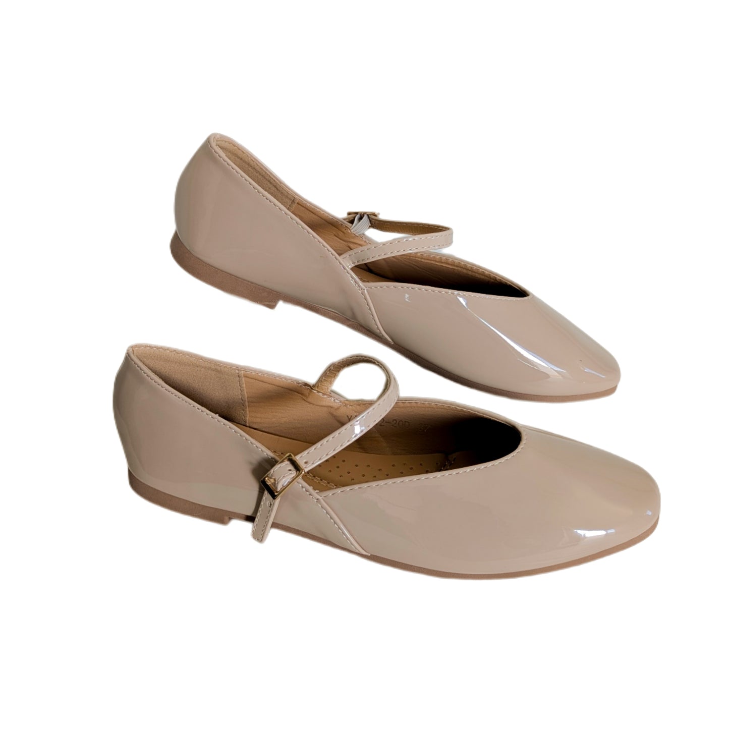 Ballerine - Beige Foncé Glacé