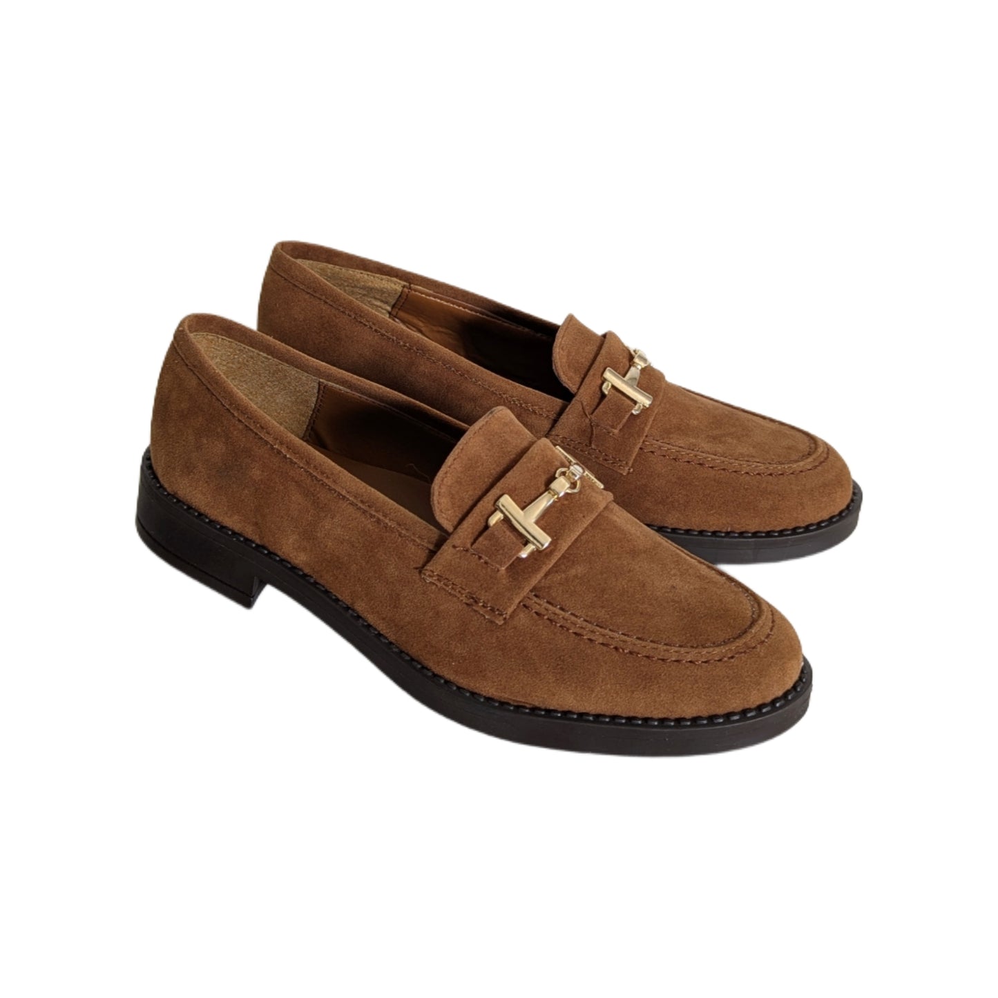 Moccassin - Miel Avec Boucle Daim