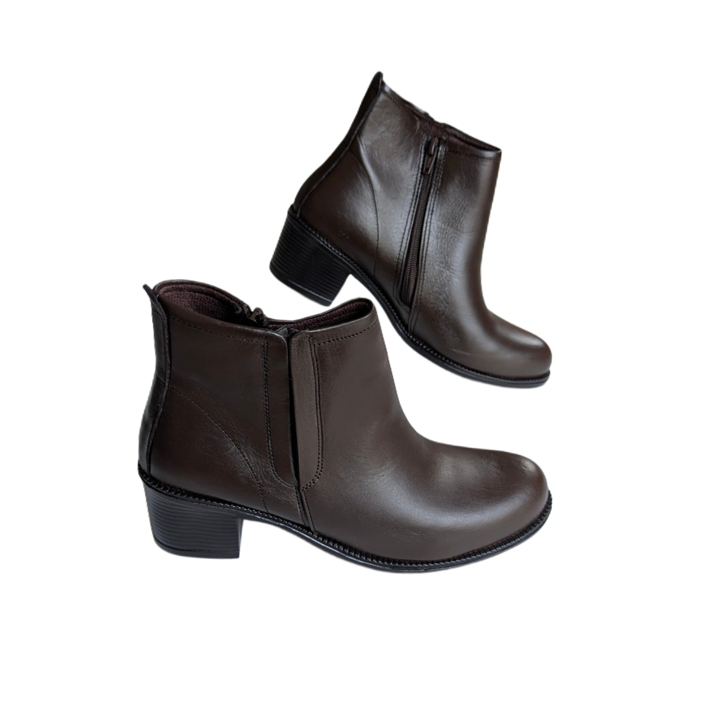 Boots Marron Sans Ceinture