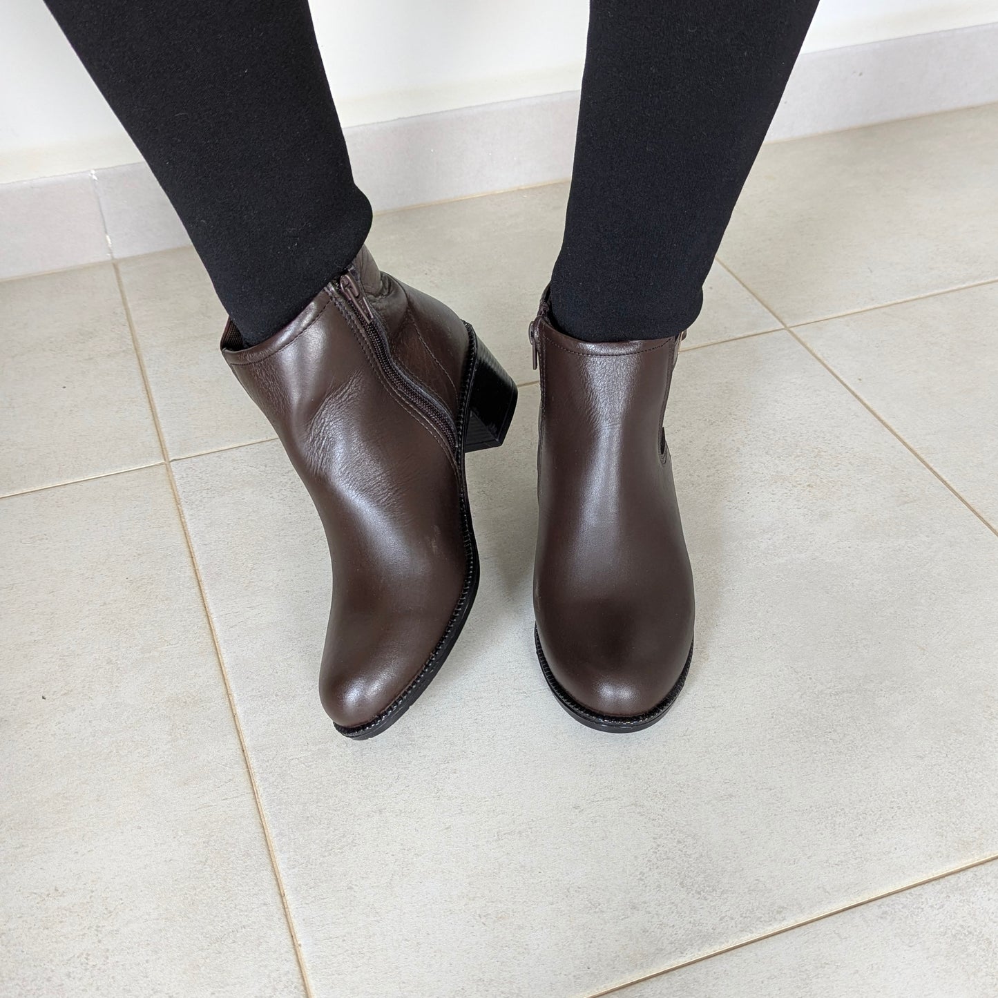 Boots Marron Avec Ceinture