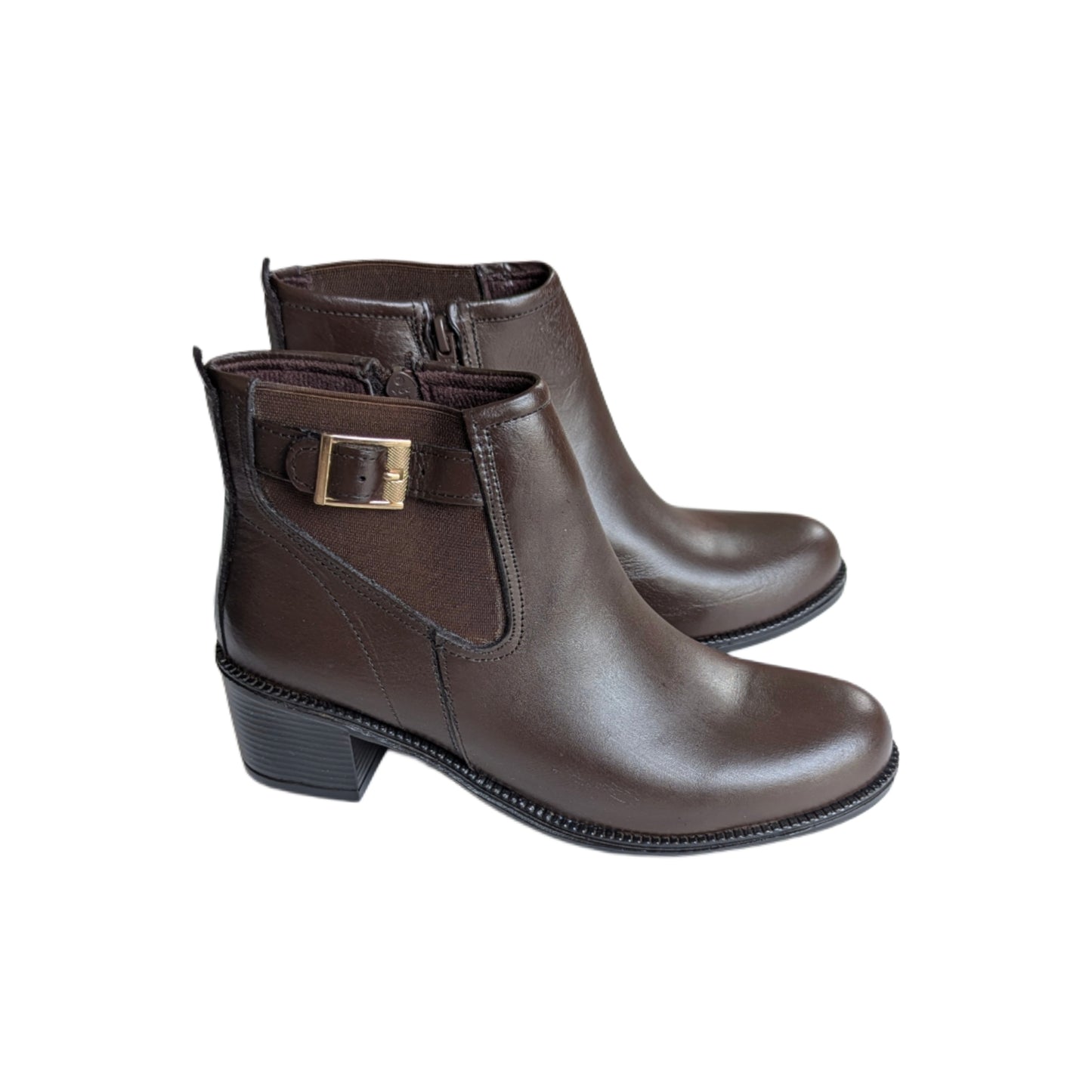 Boots Marron Avec Ceinture