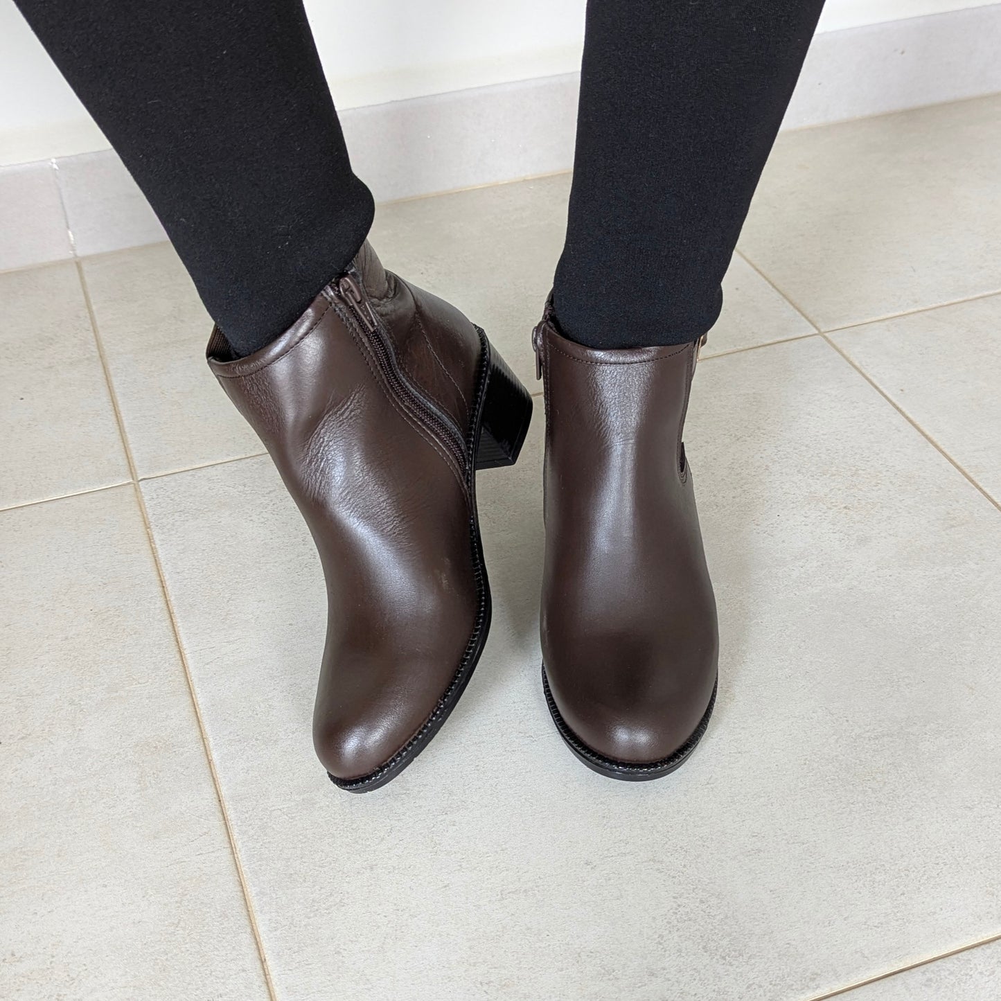 Boots Marron Sans Ceinture
