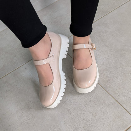 Mary jane - Beige Glacé