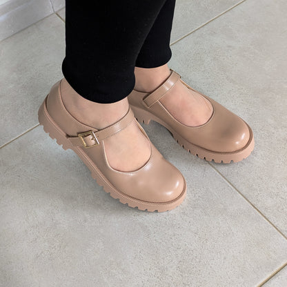 Mary jane - Beige Foncé