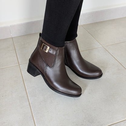 Boots Marron Avec Ceinture