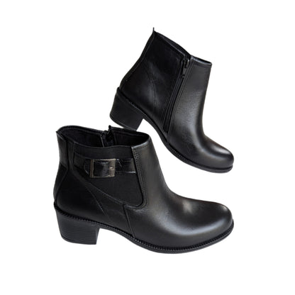 Boots Noir Avec Ceinture