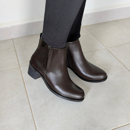 Boots Marron Sans Ceinture