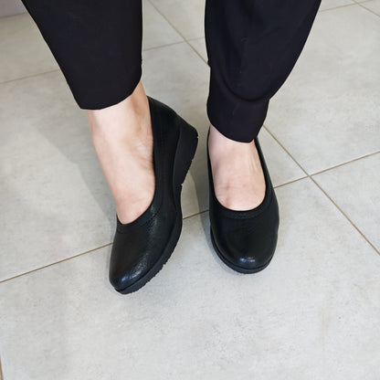 Mocassins Compensés Noir