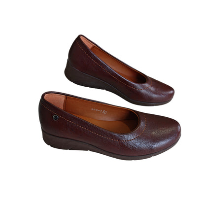 Mocassins Compensés Marron