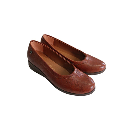 Mocassins Compensés Miel