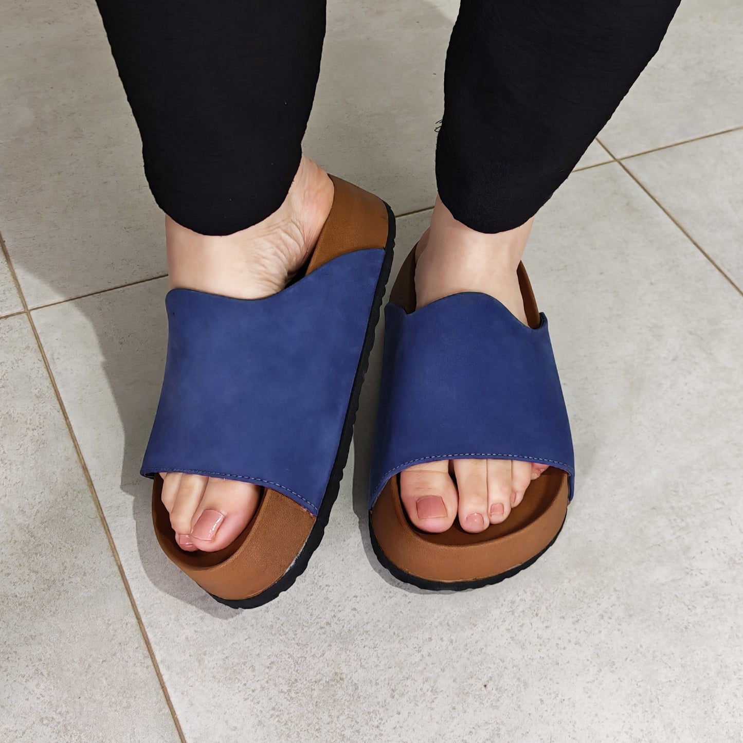 Mule Compensé New Bleu