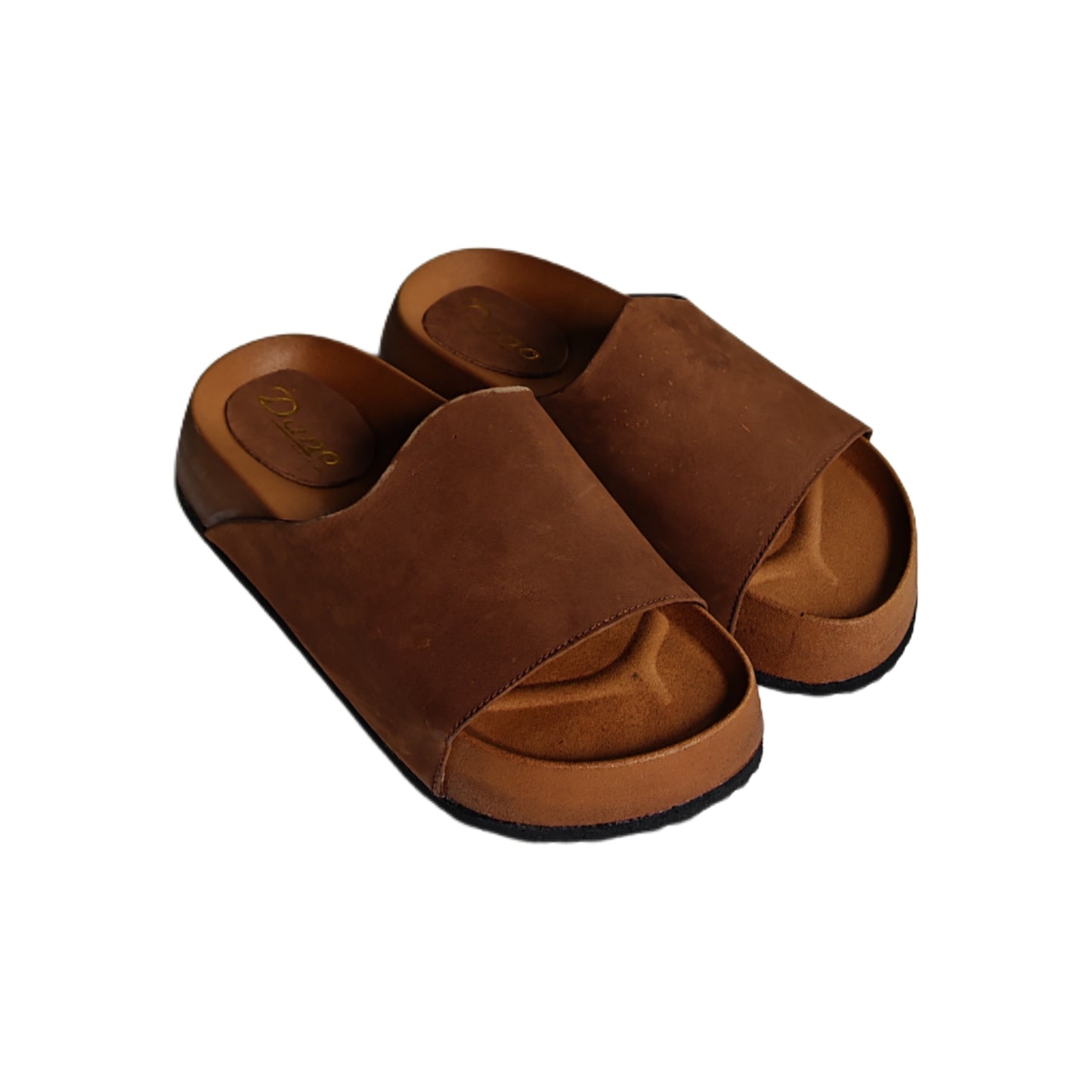 Mule Compensé New Marron chocolat