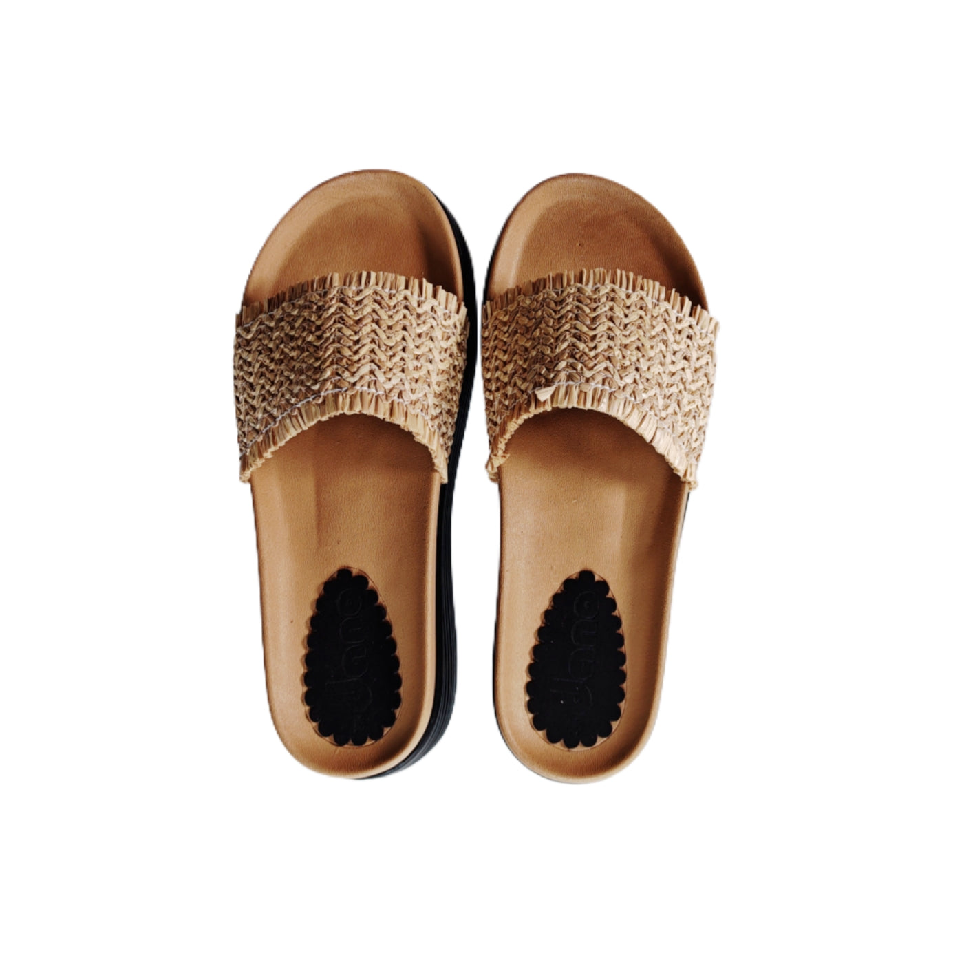 Mule Compensé Beige