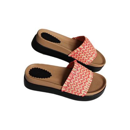 Mule Compensé Orange