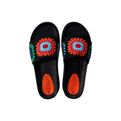 Mule Compensé Orange