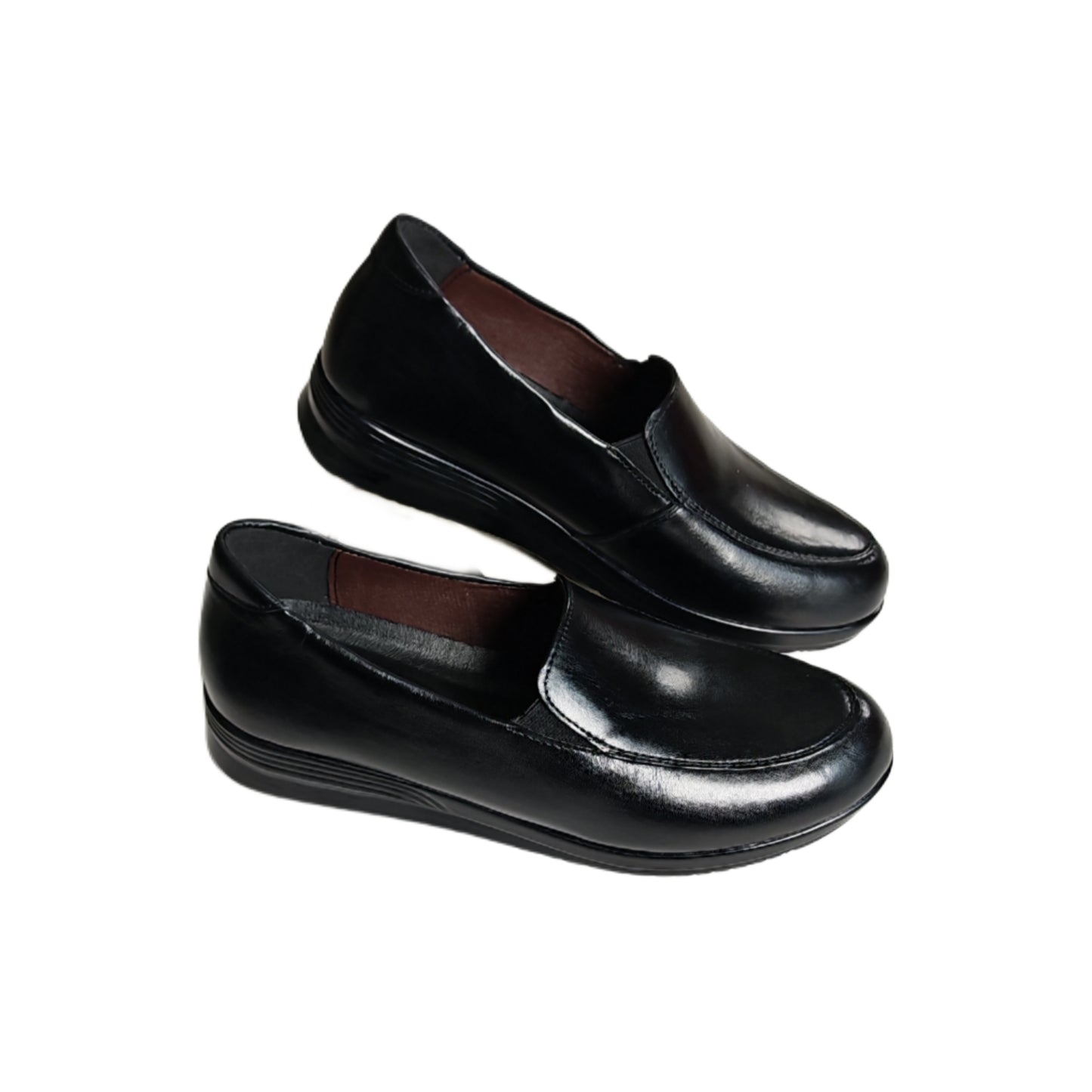 Mocassins Cuir Noir