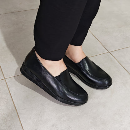 Mocassins Cuir Noir